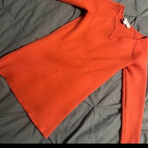 Orange sweater